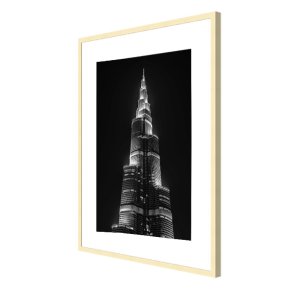 Ramme -  Passepartout - Victoria Wood Rustic - Lys Eg - 12x18 mm - 15x20/10x15 Cm.