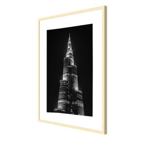 Ramme -  Passepartout - Victoria Wood Rustic - Lys Eg - 12x18 mm - 40x50 Cm/30x40 Cm.