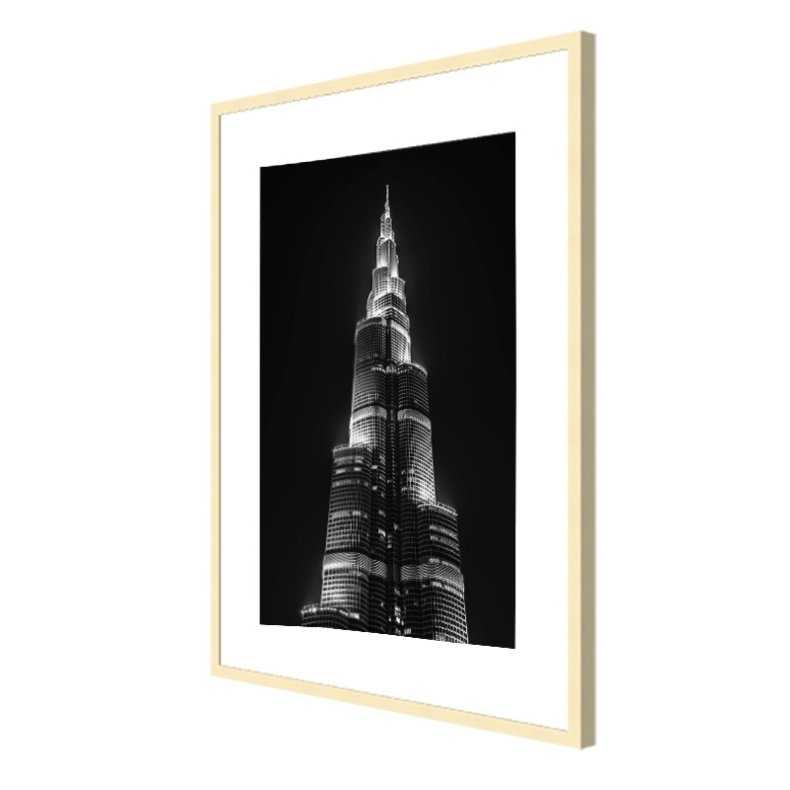 Ramme -  Passepartout - Victoria Wood Rustic - Lys Eg - 12x18 mm - 29,7x42/20x30 Cm.