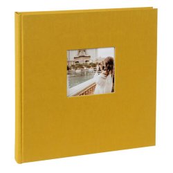 Goldbuch Fotoalbum - Bella Vista Mustard - Indkl�bning - 30x31 Cm.