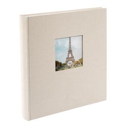 Goldbuch Fotoalbum - Bella Vista Sand Gr� - Indkl�bning - 30x31 Cm.