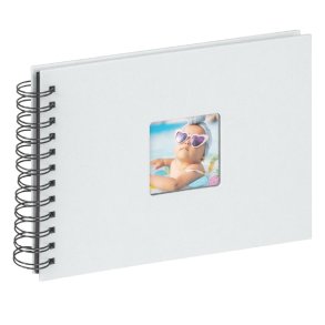Album Walther - Fun - 23x17 Cm. - Sorte Sider - Lys Bl