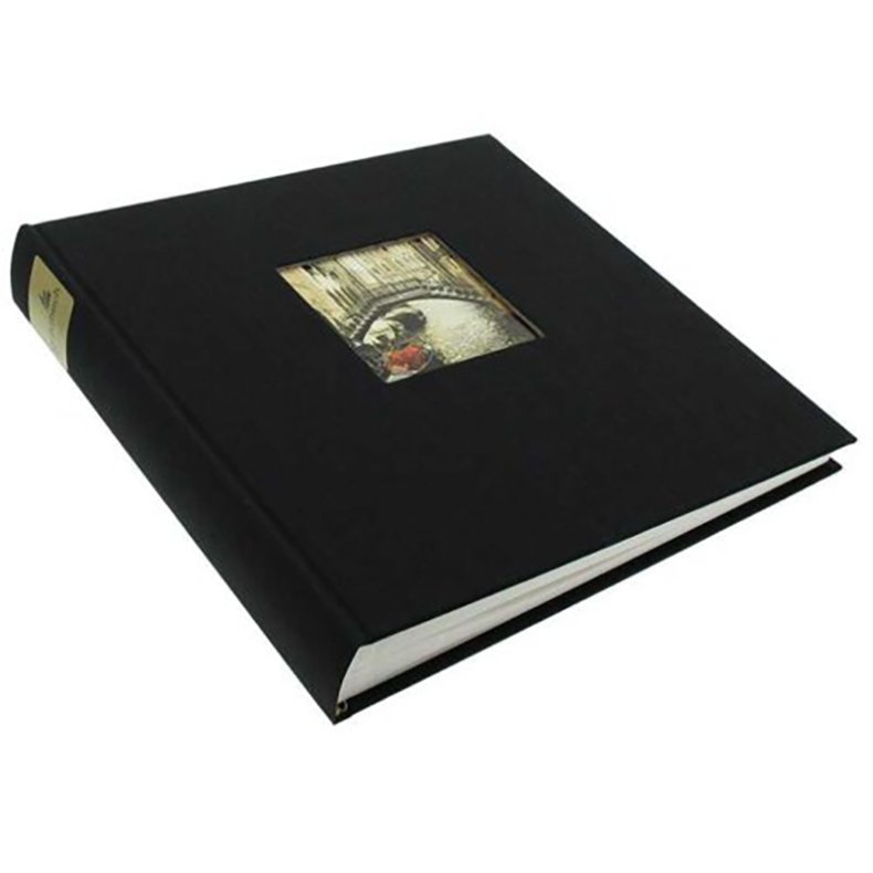 Goldbuch Fotoalbum - Bella Vista Sort - Indklbning - 25x25 Cm.