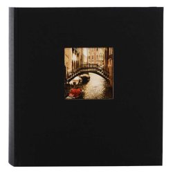 Goldbuch Fotoalbum - Bella Vista Sort/Sort - Indklbning - 30x31 Cm.