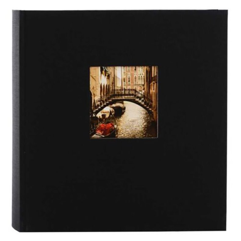 Goldbuch Fotoalbum - Bella Vista Sort/Sort - Indklbning - 30x31 Cm.