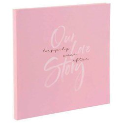 Goldbuch Bryllupsalbum - Our Love Story - Lys R�d 