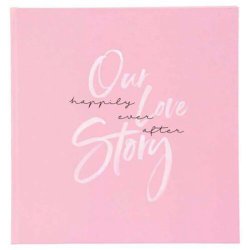 Goldbuch Bryllupsalbum - Our Love Story - Lys R�d 