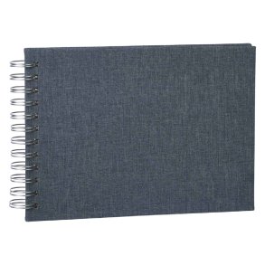 Album Essence - Bl - Hvide Sider - 23x17 Cm.