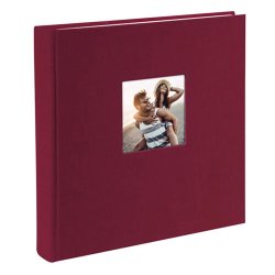 Goldbuch Fotoalbum - Bella Vista Bordeaux - Indklbning - 25x25 Cm.