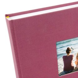 Goldbuch Fotoalbum - Bella Vista Fuchsia - Indklbning - 25x25 Cm.