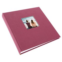 Goldbuch Fotoalbum - Bella Vista Fuchsia - Indklbning - 25x25 Cm.