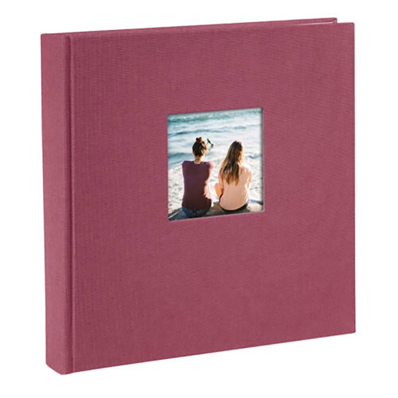 Goldbuch Fotoalbum - Bella Vista Fuchsia - Indklbning - 25x25 Cm.