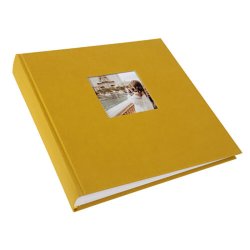 Goldbuch Fotoalbum - Bella Vista Gul - Indkl�bning - 25x25 Cm.