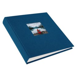 Goldbuch Fotoalbum - Bella Vista Bl� - Indkl�bning - 25x25 Cm.