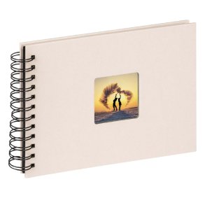 Album Walther - Fun - 23x17 Cm. - Sorte Sider - Offwhite