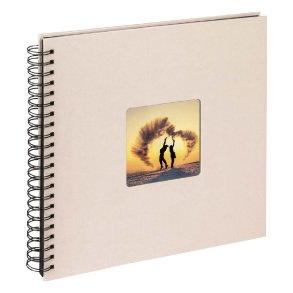 Album Walther - Fun - 30x30 Cm. - Sorte Sider - Offwhite
