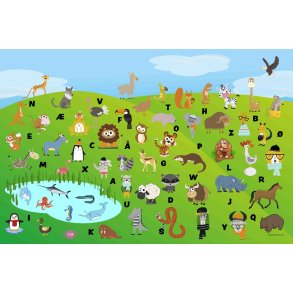 Alfabet Plakat - Find Bogstavet