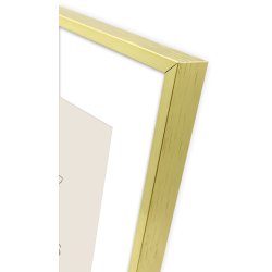 Ramme Aluminium - Aster Guld - 30x40 Cm/20x30 Cm.