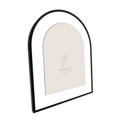 Ramme Aluminium - Aster Sort - Arch - 18x24 Cm.