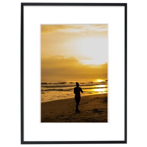 Ramme Aluminium - Aster Sort - 18x24 Cm/13x18 Cm.