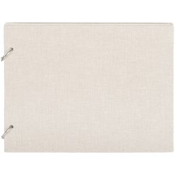 Album - BookBinders Columbus - Elfenben - 21,5x16,5 Cm.