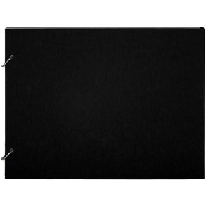 Album - BookBinders Columbus - Sort - 27x22 Cm.