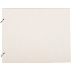 Album - BookBinders Columbus - Elfenben - 32,5x27,5 Cm.
