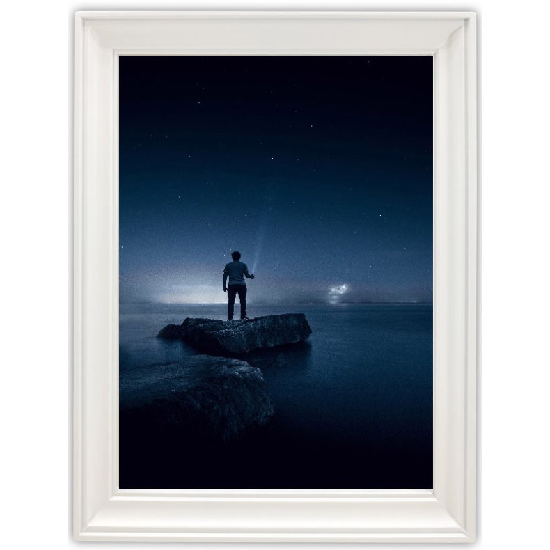 Ramme Calla - Hvid - 50x70 Cm.