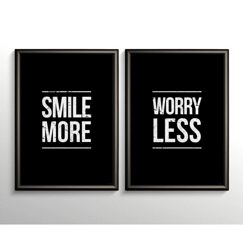 Smile Dont Worry - Plakat St