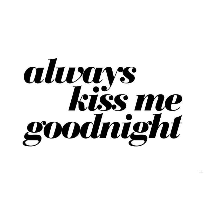 Godnat Kys -  Plakat