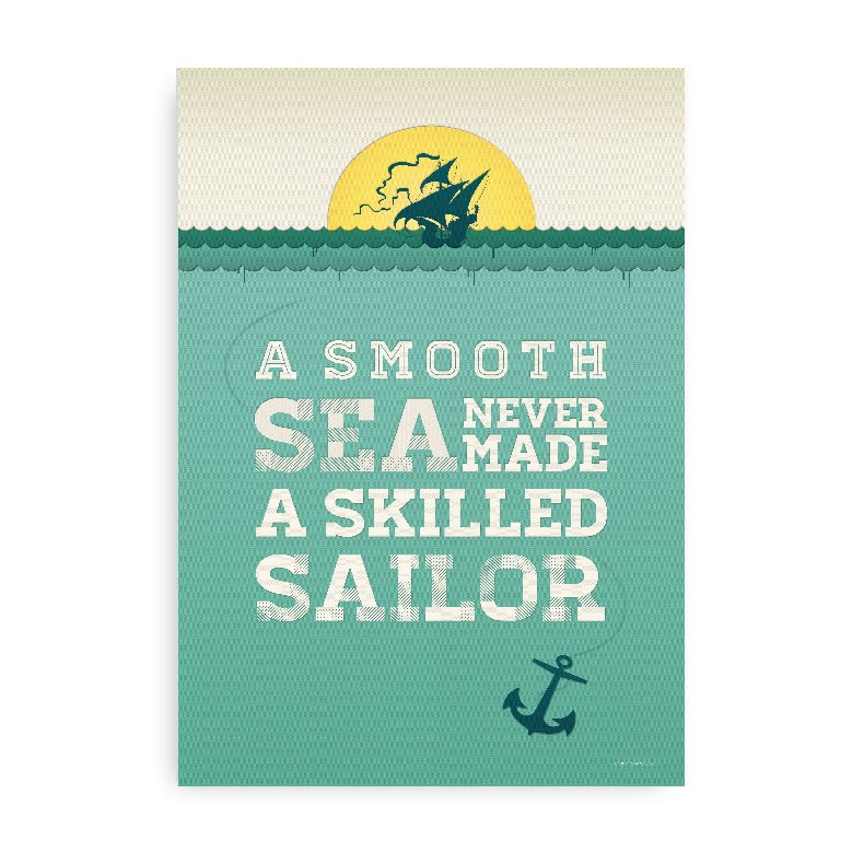 A Smooth Sea Citatplakat