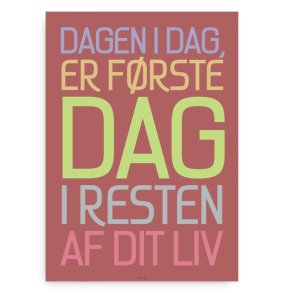 Frste Dag Citatplakat