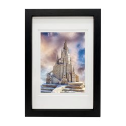 Ramme Dahlia - Sort -15x20 Cm/PP 10x15 Cm.