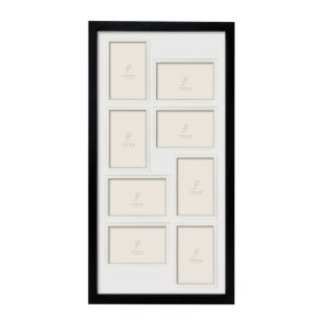 Dahlia Collage Ramme - Sort - 8x 10x15 Cm.