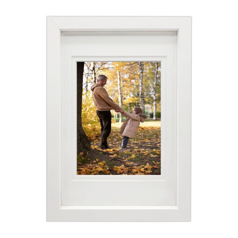 Ramme Dahlia - Hvid - 30x40 Cm/PP 20x30 Cm.