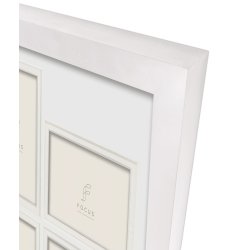 Dahlia Collage Ramme - Hvid - 8x 10x15 Cm.