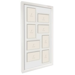 Dahlia Collage Ramme - Hvid - 8x 10x15 Cm.