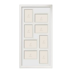 Dahlia Collage Ramme - Hvid - 8x 10x15 Cm.