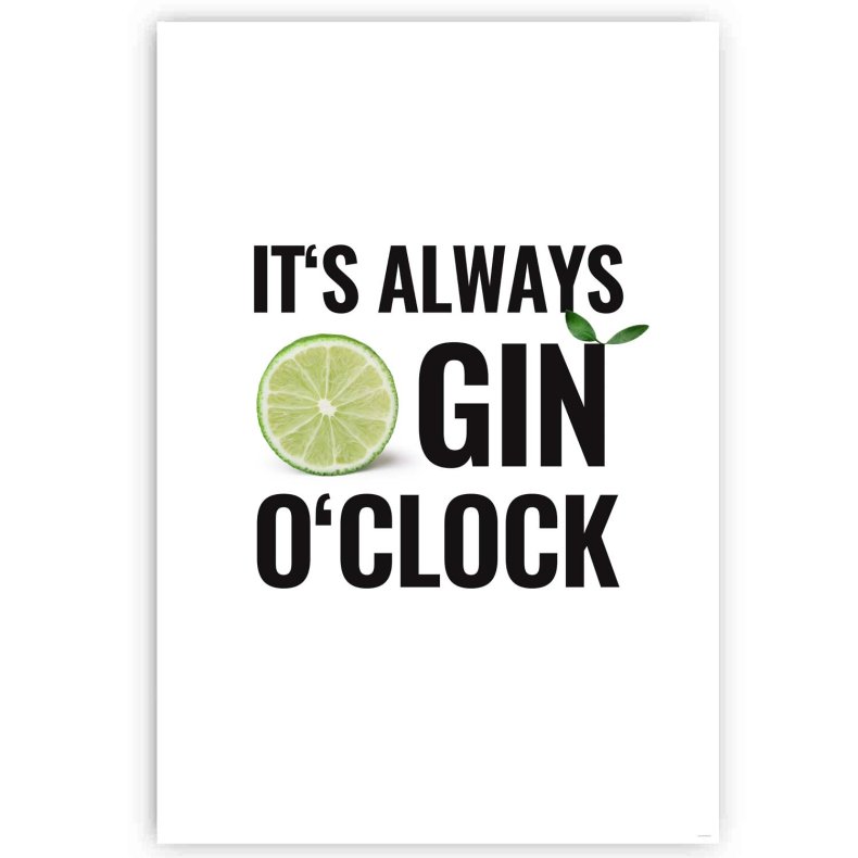 Always Gin - Plakat