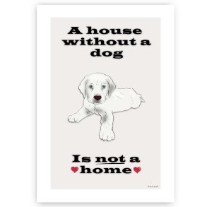 A House Without a dog - Plakat