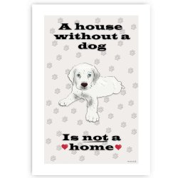A House Without a dog - Plakat