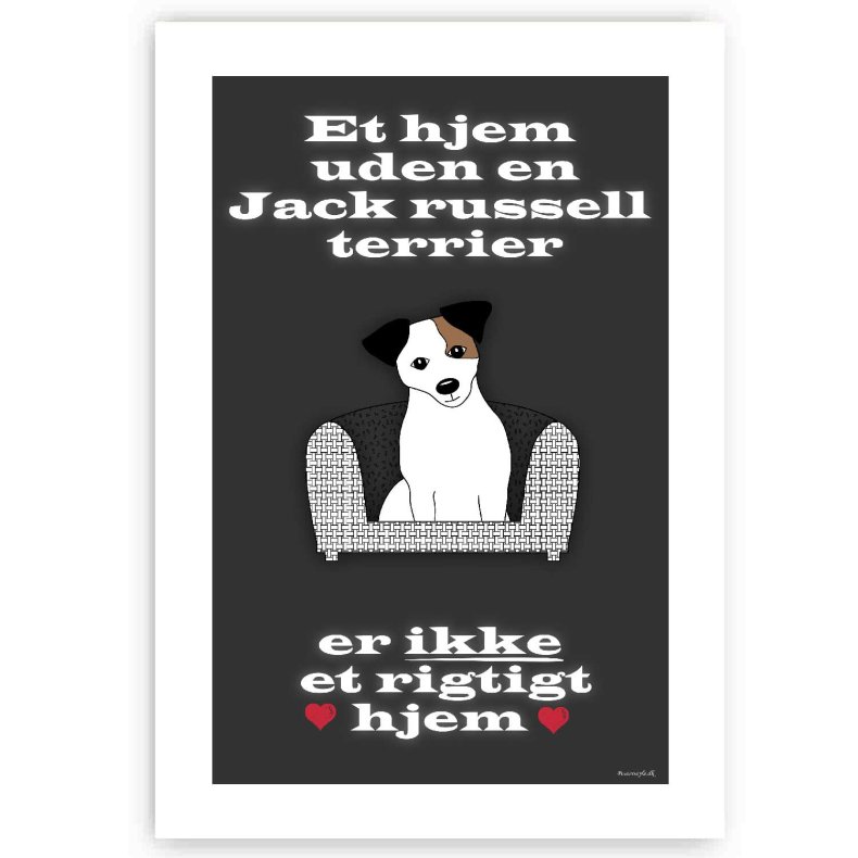 Et Hjem uden Jack Russell Terrier - Plakat