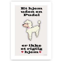 Et Hjem Uden Puddel - Plakat