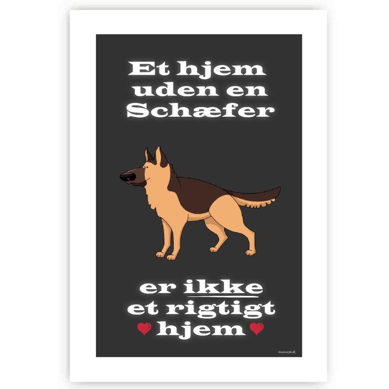 Et Hjem Uden Schfer - Plakater