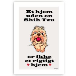 Et Hjem Uden Shih Tzu - Plakat