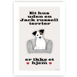 Et Hus uden Jack Russell Terrier - Plakat
