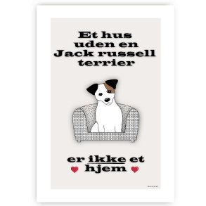 Et Hus uden Jack Russell Terrier - Plakat