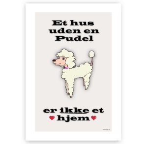 Et Hus Uden Puddel - Plakat