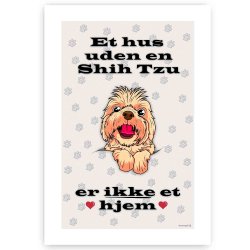 Et Hus Uden Shih Tzu - Plakat