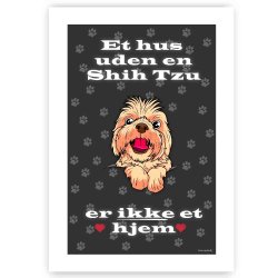 Et Hus Uden Shih Tzu - Plakat